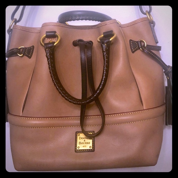 Dooney & Bourke Handbags - Dooney & Bourke Mushroom Buckley (RARE FIND)